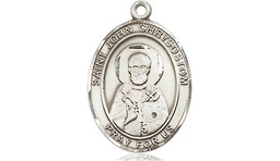 [8357SS] Sterling Silver Saint John Chrysostom Medal
