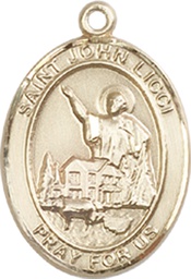 [8358GF] 14kt Gold Filled Saint John Licci Medal