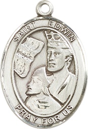[8361SS] Sterling Silver Saint Edwin Medal