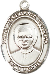 [8362SS] Sterling Silver Saint Josemaria Escriva Medal