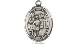 [8368SS] Sterling Silver Saint Vitus Medal