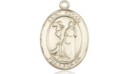 [8377GF] 14kt Gold Filled Saint Rocco Medal