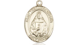[8382GF] 14kt Gold Filled Saint Theodora Medal