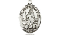 [8387SS] Sterling Silver Saint Bernadine of Sienna Medal