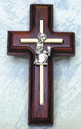 [17308] Rosewood Cross - Girl Communion â€“ Communion