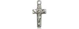 [4134SS] Sterling Silver Crucifix Medal