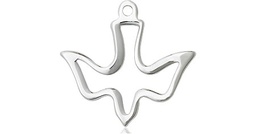 [1510SSY] Sterling Silver Holy Spirit Medal - With Box
