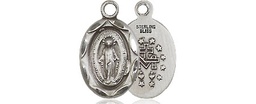[0301MSSY] Sterling Silver Miraculous Medal - With Box