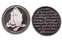 [MX02506] Pocket Token – Praying Hands Serenity