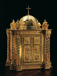 [4112-GP] Baroque Tabernacle, Gold Plate All