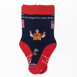[SR1437] Pope Leo XIV Adult Socks