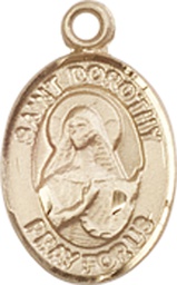 [9023GF] 14kt Gold Filled Saint Dorothy Medal
