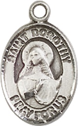 [9023SS] Sterling Silver Saint Dorothy Medal