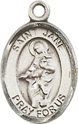 [9029SS] Sterling Silver Saint Jane of Valois Medal