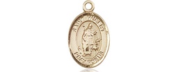 [9045GF] 14kt Gold Filled Saint Hubert of Liege Medal