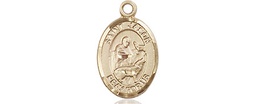 [9051GF] 14kt Gold Filled Saint Jason Medal