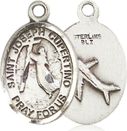 [9057SS] Sterling Silver Saint Joseph of Cupertino Medal