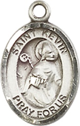 [9062SS] Sterling Silver Saint Kevin Medal