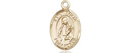 [9065GF] 14kt Gold Filled Saint Lucia of Syracuse Medal