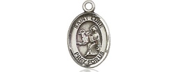 [9068SS] Sterling Silver Saint Luke the Apostle Medal