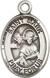 [9070SS] Sterling Silver Saint Mark the Evangelist Medal