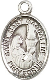 [9071SS] Sterling Silver Saint Mary Magdalene Medal