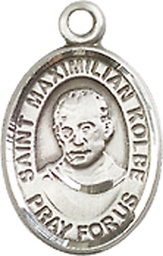 [9073SS] Sterling Silver Saint Maximilian Kolbe Medal