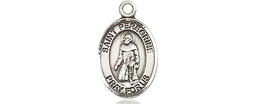 [9088SS] Sterling Silver Saint Peregrine Laziosi Medal