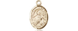 [9089GF] 14kt Gold Filled Saint Martin de Porres Medal