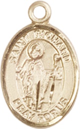 [9093GF] 14kt Gold Filled Saint Richard Medal