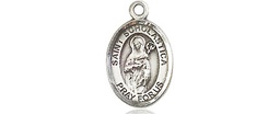 [9099SS] Sterling Silver Saint Scholastica Medal
