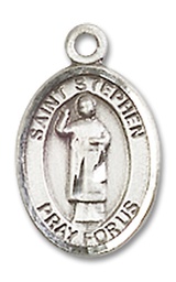[9104SS] Sterling Silver Saint Stephen the Martyr Medal