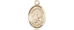 [9106GF] 14kt Gold Filled Saint Theresa Medal