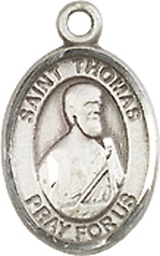 [9107SS] Sterling Silver Saint Thomas the Apostle Medal