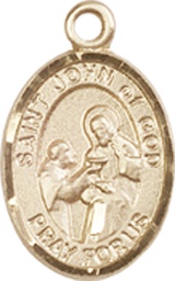 [9112GF] 14kt Gold Filled Saint John of God Medal
