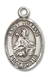 [9114SS] Sterling Silver Saint William of Rochester Medal