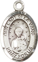 [9115SS] Sterling Silver Our Lady of la Vang Medal