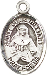 [9117SS] Sterling Silver Saint Julie Billiart Medal