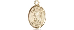 [9123GF] 14kt Gold Filled Saint Brigid of Ireland Medal