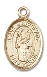 [9124GF] 14kt Gold Filled Saint Stanislaus Medal