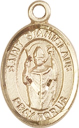 [9124GF] 14kt Gold Filled Saint Stanislaus Medal