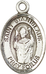 [9124SS] Sterling Silver Saint Stanislaus Medal