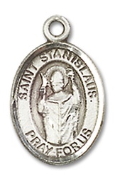 [9124SS] Sterling Silver Saint Stanislaus Medal