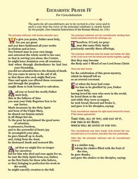 [55/C-4] Eucharistic Prayer Cards  - Prayer 4