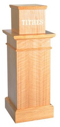 [1162] Tithe Box, With Lettering &amp; Light