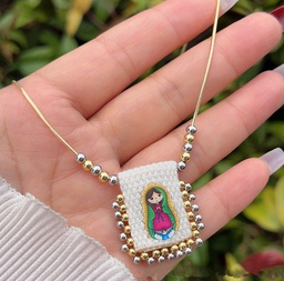 [P25L06-3] Cartoon Divine Figure Necklace