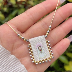 [P25L06-9] Cartoon Divine Figure Necklace