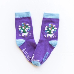[SR0564] Easter Bloom Kids Socks - Communion