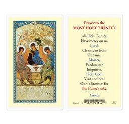 [HI-E24-140] Prayer to Most Holy Trinity Laminated Holy Card