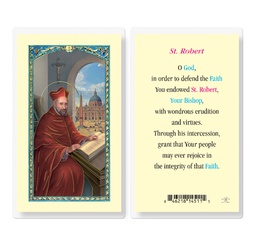[HI-E24-534] Saint Robert Laminated Holy Card